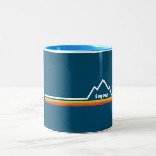 Eugene Oregon Two-Tone Coffee Mug