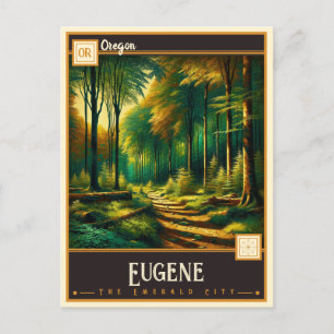 Eugene, Oregon   Vintage Postcard