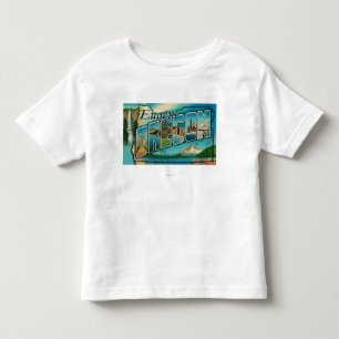 Eugene, OregonLarge Letter ScenesEugene, OR Toddler T-Shirt