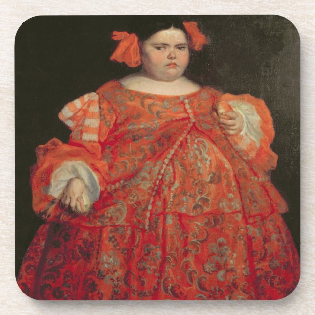 Eugenia Martinez Vallejo, called La Monstrua (oil Coaster (Front)