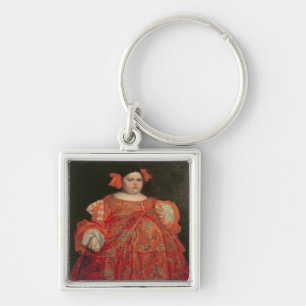 Eugenia Martinez Vallejo, called La Monstrua (oil Key Ring