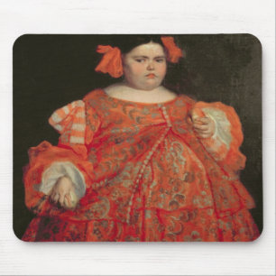 Eugenia Martinez Vallejo, called La Monstrua (oil Mouse Mat