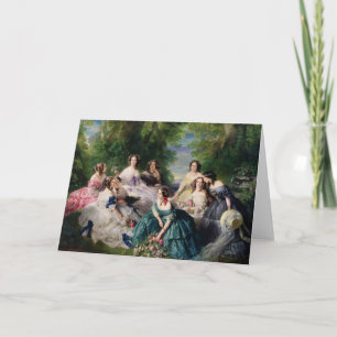 Eugenie Surrounded by her Ladies-in-Waiting Card