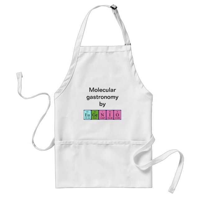Eugenio periodic table name apron (Front)