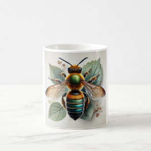 Euglossine bee 170924IREF225 - Watercolor Coffee Mug