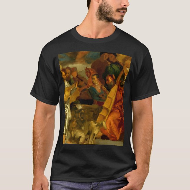 Eugne Delacroix Musicians After Veronese A Detail T-Shirt (Front)