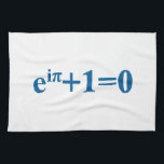 Eular math equation tea towel<br><div class="desc">Eular math equation.Euler's formula,  named after Leonhard Euler,  is a mathematical formula in complex analysis that establishes the deep relationship between the trigonometric functions and the complex exponential function.</div>