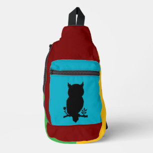 Eule - Scherenschnitt Sling Bag