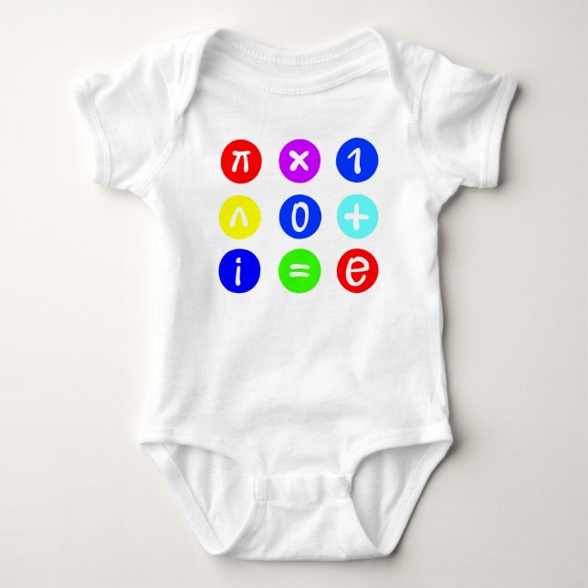 Euler's Formula Baby Bodysuit (Front)