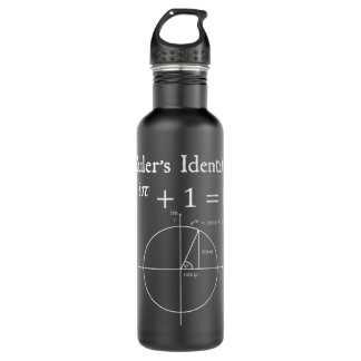 Euler's Identity Complex Number Pi Math Teacher Ne 710 Ml Water Bottle
