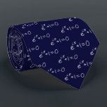 Euler's Identity Dark Navy Blue Tie<br><div class="desc">Euler's Identity Dark Navy Blue Tie.</div>