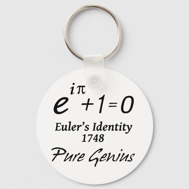 Euler's Identity Key Ring (Front)