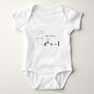 Euler's Identity Math Formula Baby Bodysuit