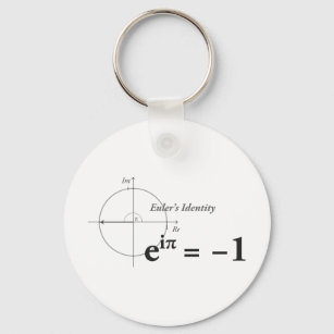Euler's Identity Math Formula Key Ring