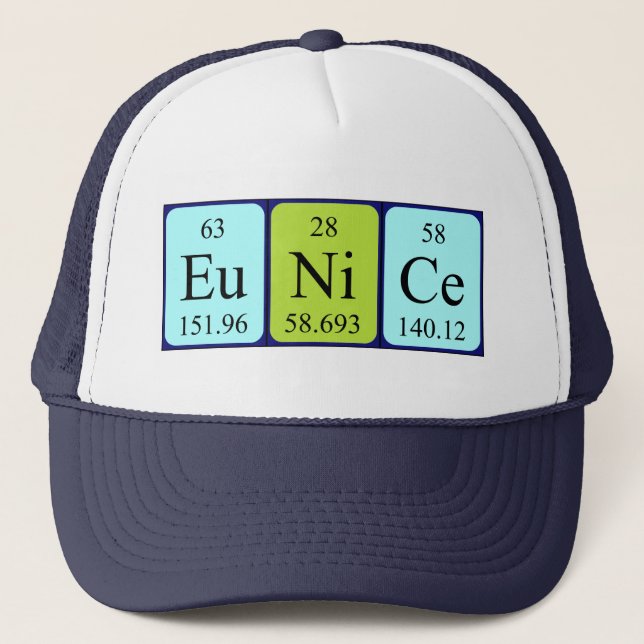 Eunice periodic table name hat (Front)