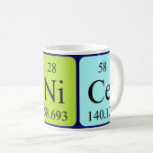 Eunice periodic table name mug (Front Right)
