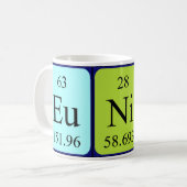 Eunice periodic table name mug (Front Left)