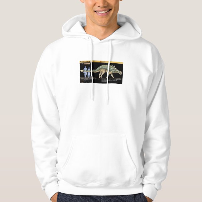 Euoplocephalus - Biology Jurassic Dinosaur Hoodie (Front)