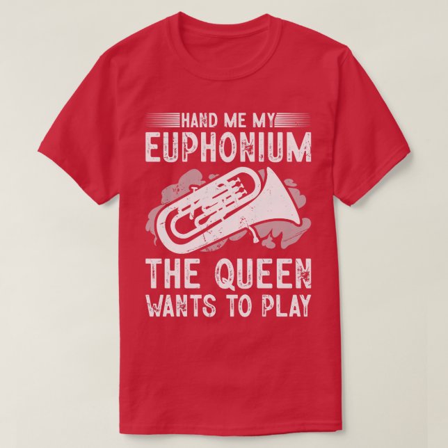 Euphonium Case Euphonium T-Shirt (Design Front)