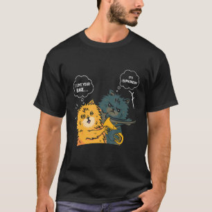 Euphonium Cat Slapping Euphoniumist T-Shirt