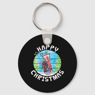 Euphonium Christmas Br Musician Music Teacher Key Ring