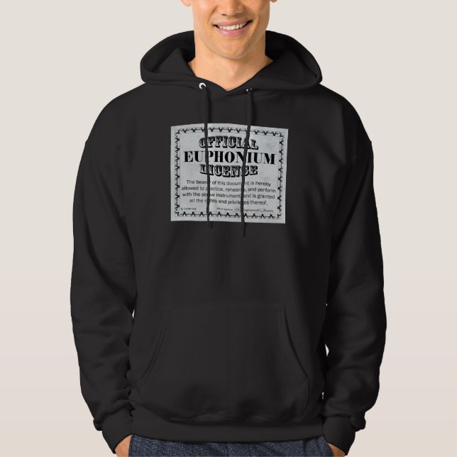 Euphonium License Hoodie (Front)