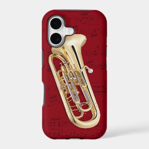 Euphonium & music phone case. Pick colour