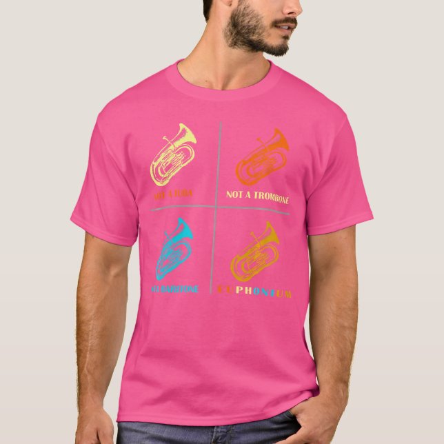 Euphonium Player Brass Orchestra T-Shirt (Front)