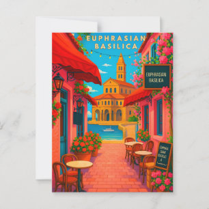 Euphrasian Basilica Poreč Croatia Vintage Travel P Postcard