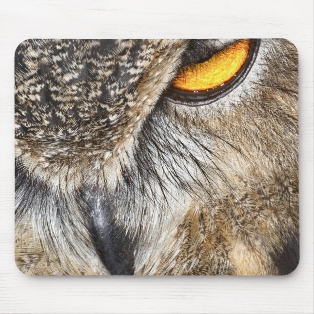 Eurasian Eagle Owl (Bubo bubo) Mouse Mat (Front)