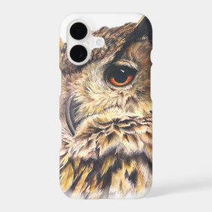 Eurasian Eagle Owl fine art iphone case