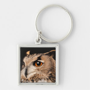 Eurasian Eagle Owl Key Ring
