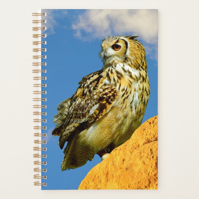 Eurasian eagle owl planner (Front)