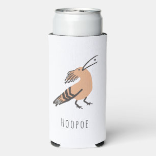 Eurasian Hoopoe Bird Tuscany Italy Birdwatching Seltzer Can Cooler