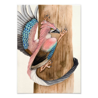 Eurasian Jay Dragon Photo Print