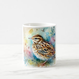 Eurasian skylark 310724AREF131 - Watercolor Coffee Mug