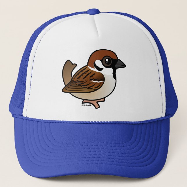 Eurasian Tree Sparrow Trucker Hat (Front)