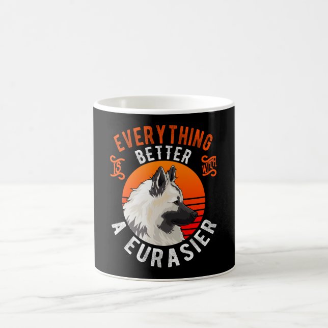 Eurasier Dog Beautiful Gift Idea Coffee Mug (Center)