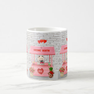 Eurasier Dog Valentine's Day Kissing Booth Coffee Mug