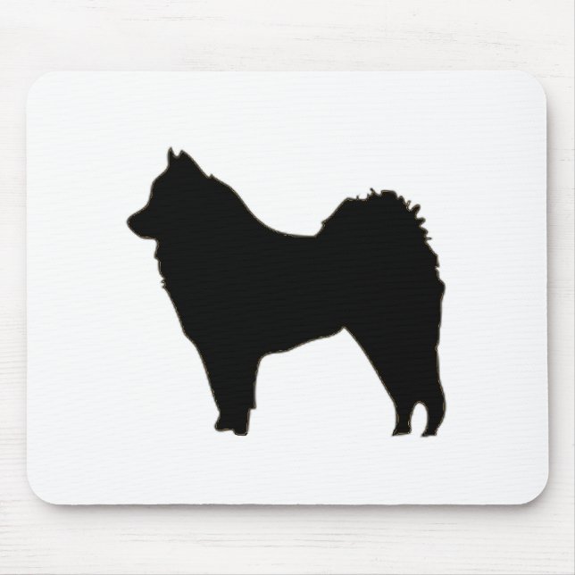 eurasier silo black.png mouse mat (Front)