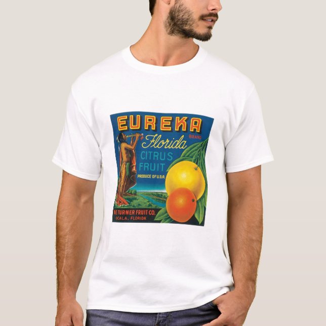 Eureka Brand Florida Citrus Fruit T-Shirt (Front)