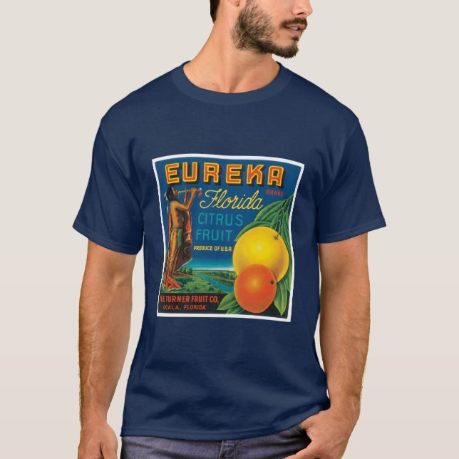 Eureka Brand Florida Citrus Fruit T-Shirt (Front)