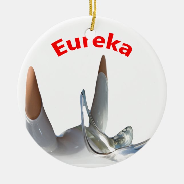 Eureka Ceramic Tree Decoration (Front)