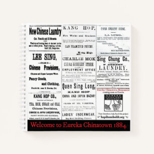 Eureka Chinatown 1884 - Monumental Notebook