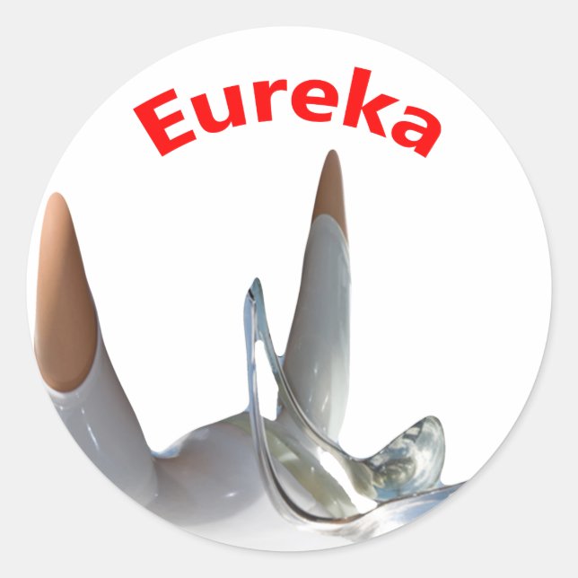 Eureka Classic Round Sticker (Front)