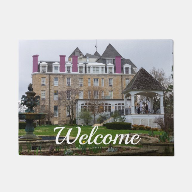 Eureka Crescent Welcome Doormat (Front)