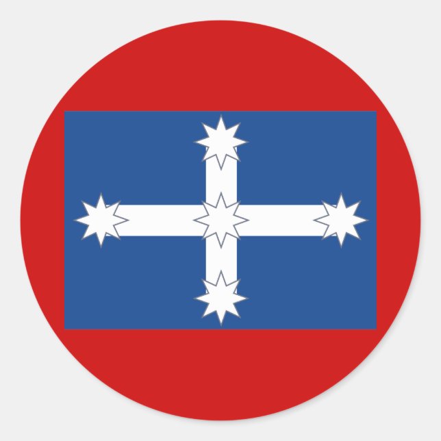 Eureka Flag Classic Round Sticker (Front)