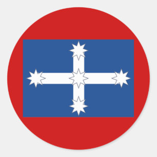 Eureka Flag Classic Round Sticker