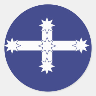 Eureka Flag Classic Round Sticker
