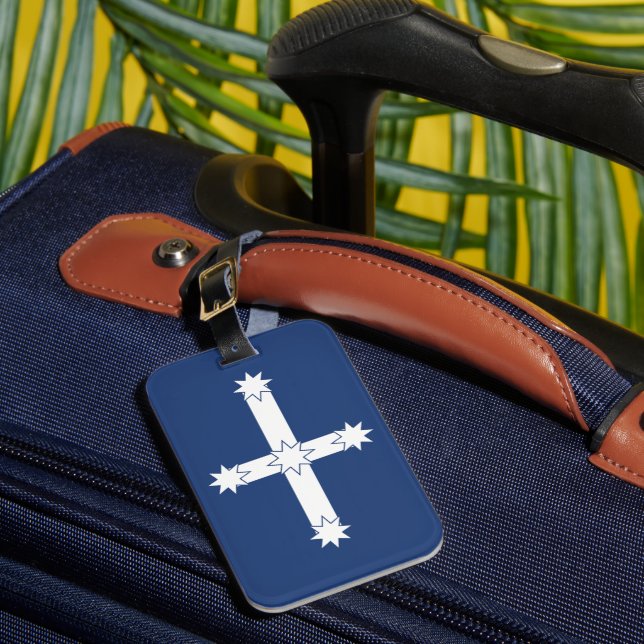 Eureka Flag Luggage Tag (Front Insitu 1)